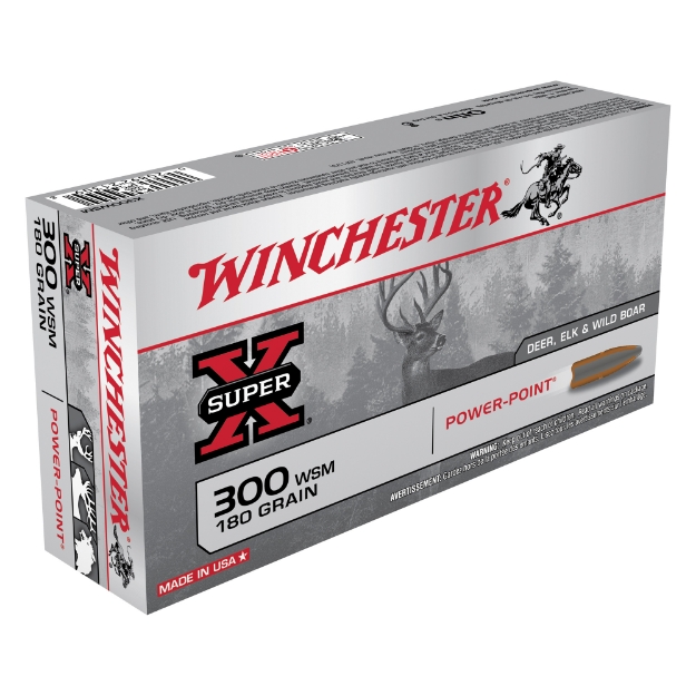 Picture of Winchester Ammunition Super-X  300 WSM  180 Grain  Power Point  20 Round Box X300WSM