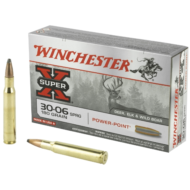 Picture of Winchester Ammunition Super-X  30-06  180 Grain  Power Point  20 Round Box X30064