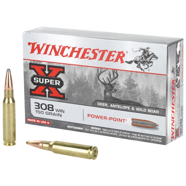 Picture of Winchester Ammunition Super-X  308WIN  150 Grain  Power Point  20 Round Box X3085