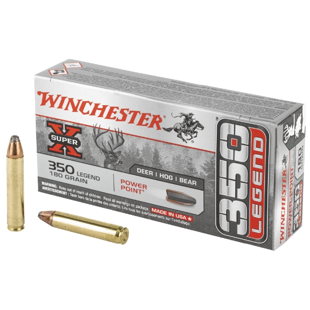 Picture of Winchester Ammunition Super-X  350 Legend  180 Grain  Power Point  20 Round Box X3501