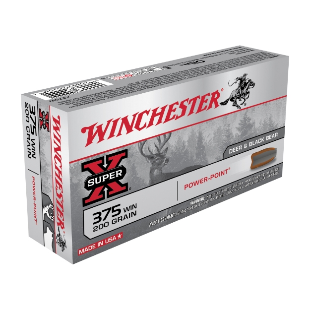 Picture of Winchester Ammunition Super-X  375WIN  200 Grain  Power Point  20 Round Box X375W