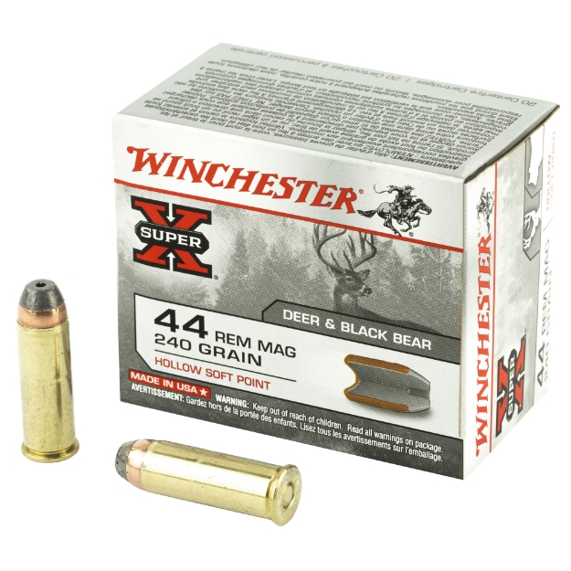 Picture of Winchester Ammunition Super-X  44MAG  240 Grain  Hollow Soft Point  20 Round Box X44MHSP2