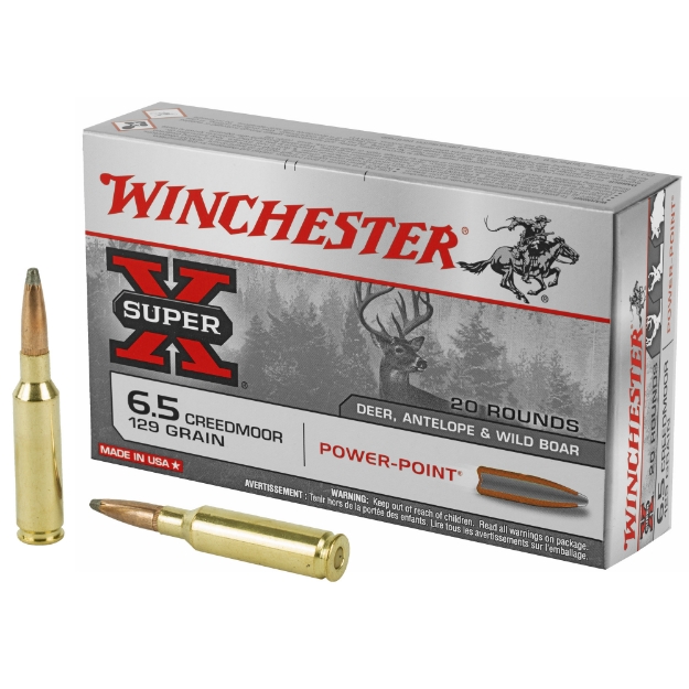 Picture of Winchester Ammunition Super-X  6.5 Creedmoor  129 Grain  Power Point  20 Round Box X651