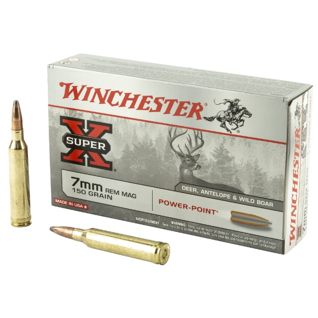 Picture of Winchester Ammunition Super-X  7MM REM  150 Grain  Power Point  20 Round Box X7MMR1