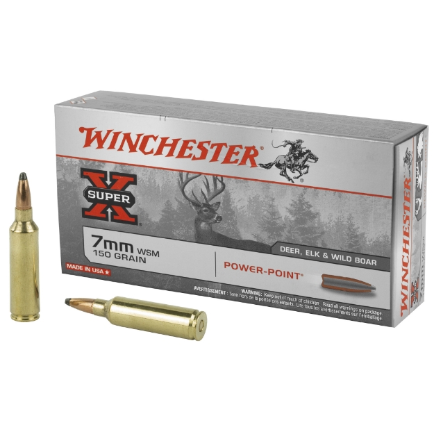 Picture of Winchester Ammunition Super-X  7MM WSM  150 Grain  Power Point  20 Round Box X7MMWSM