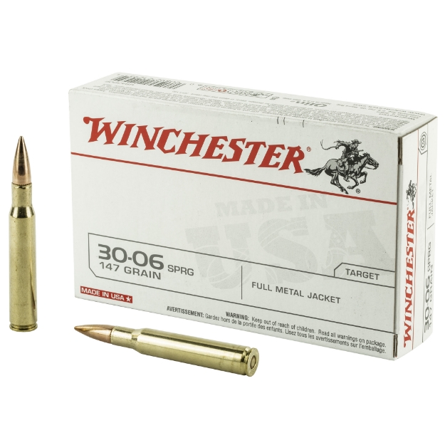 Picture of Winchester Ammunition USA  30-06  147 Grain  Full Metal Jacket  20 Round Box USA3006