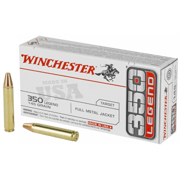 Picture of Winchester Ammunition USA  350 Legend  145 Grain  Full Metal Jacket  20 Round Box USA3501