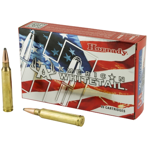 Picture of Hornady American Whitetail  300 Win  180 Grain  Soft Point  InterLock  20 Round Box 82044