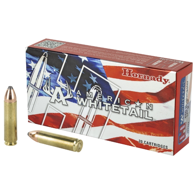 Picture of Hornady American Whitetail  450 Bushmaster  245 Grain  InterLock  20 Round Box 82242