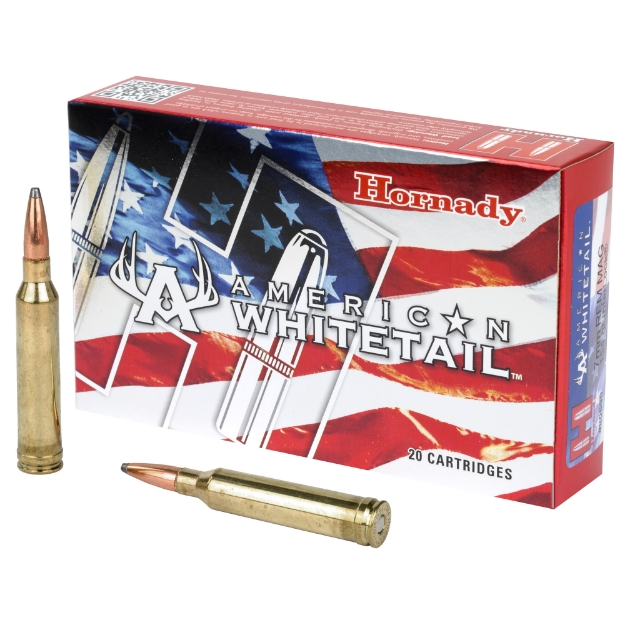 Picture of Hornady American Whitetail  7MM Rem  154 Grain  Soft Point  InterLock  20 Round Box 80590