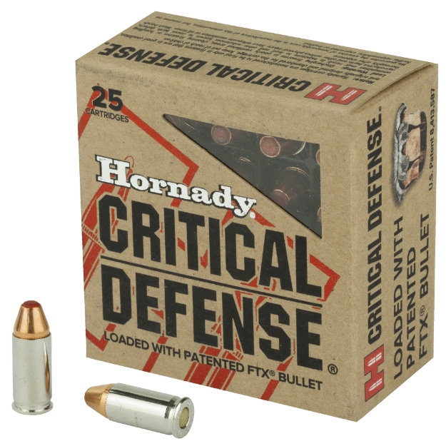 Picture of Hornady Critical Defense  32 ACP  60 Grain  FlexTip  25 Round Box 90063