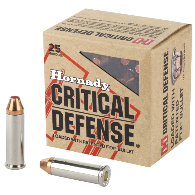 Picture of Hornady Critical Defense  38 Special +P  110 Grain  Flex Tip  25 Round Box 90311