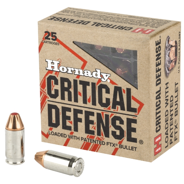 Picture of Hornady Critical Defense  380ACP  90 Grain  Hollow Point  25 Round Box 90080