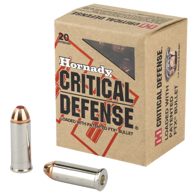 Picture of Hornady Critical Defense  44 Special  165 Grain  FTX  20 Round Box 90700