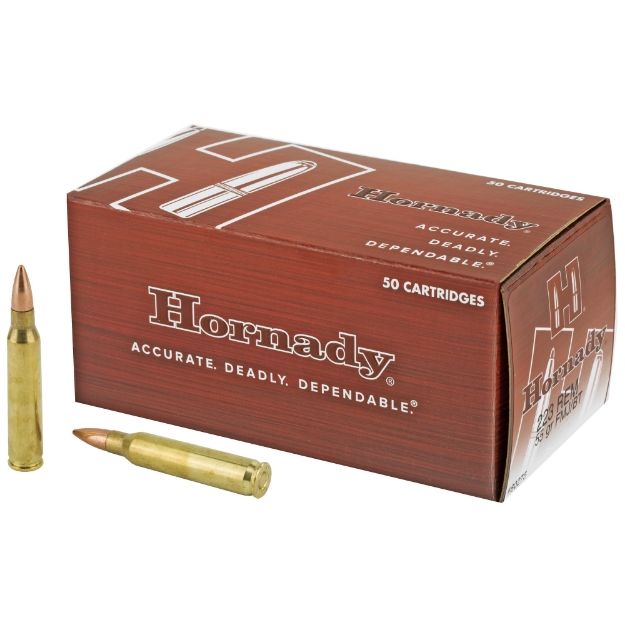Picture of Hornady Custom  223REM  55 Grain  Full Metal Jacket  50 Round Box 80275