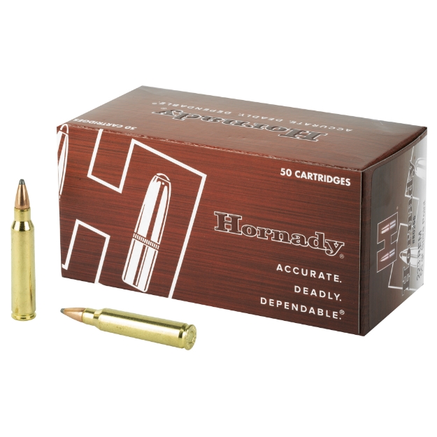 Picture of Hornady Custom  223REM  55 Grain  Soft Point  50 Round Box 80255
