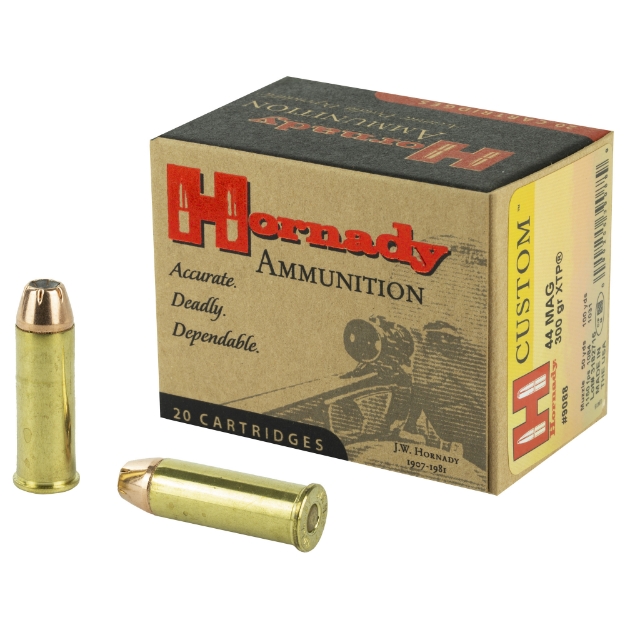 Picture of Hornady Custom  44 Mag  300 Grain  XTP  20 Round Box 9088
