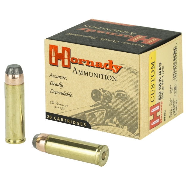 Picture of Hornady Custom  500 S&W  500 Grain  XTP  20 Round Box 9252