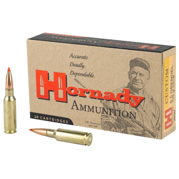 Picture of Hornady Custom Ammunition  6.5 Grendel  123 Grain  SST  20 Round Box 8152