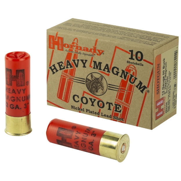 Picture of Hornady Heavy Magnum  Coyote  12 Gauge  3" Chamber  00 Buck  10 Round Box 86224