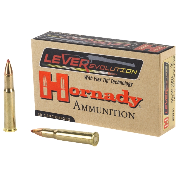 Picture of Hornady LeverEvolution  30-30  140 Grain  MonoFlex  Lead Free  20 Round Box  California Certified Nonlead Ammunition 82731