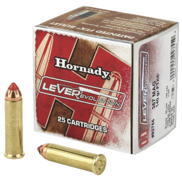 Picture of Hornady LeverEvolution  357MAG  140 Grain  FlexTip  25 Round Box 92755