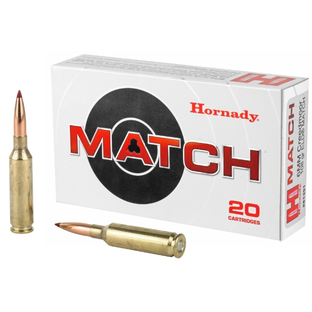Picture of Hornady Match  6mm Creedmoor  108 Grain  ELD Match  20 Round Box 81391