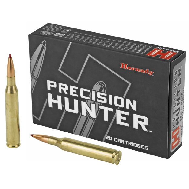 Picture of Hornady Precision Hunter  25-06 Rem  110 Grain  ELD-X  20 Round Box 8143