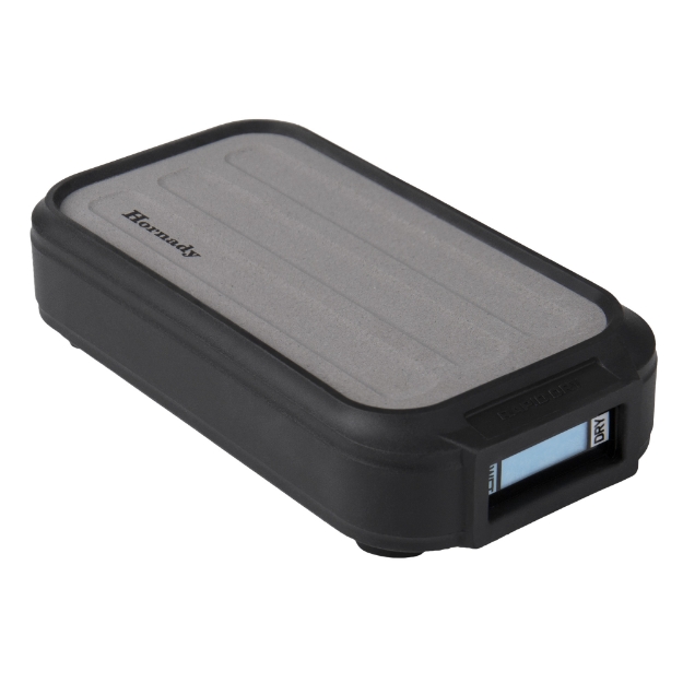 Picture of Hornady Rapid Dry Dehumidifier Stone  4.8"x2.6"x1.1"  Rubber Exterior  Stone has the Ability to be Microwaved for Repeated Use 95898