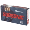 Picture of Hornady Subsonic  300 Blackout  190 Grain  Sub-X  20 Round Box 80877
