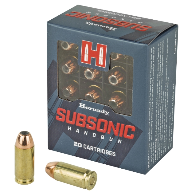 Picture of Hornady Subsonic  40 S&W  180 Grain  XTP  20 Round Box 91369