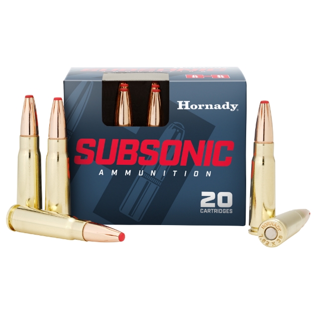 Picture of Hornady Subsonic  7.62X39  255 Grain  Subsonic eXpanding Projectile  20 Round Box 80787