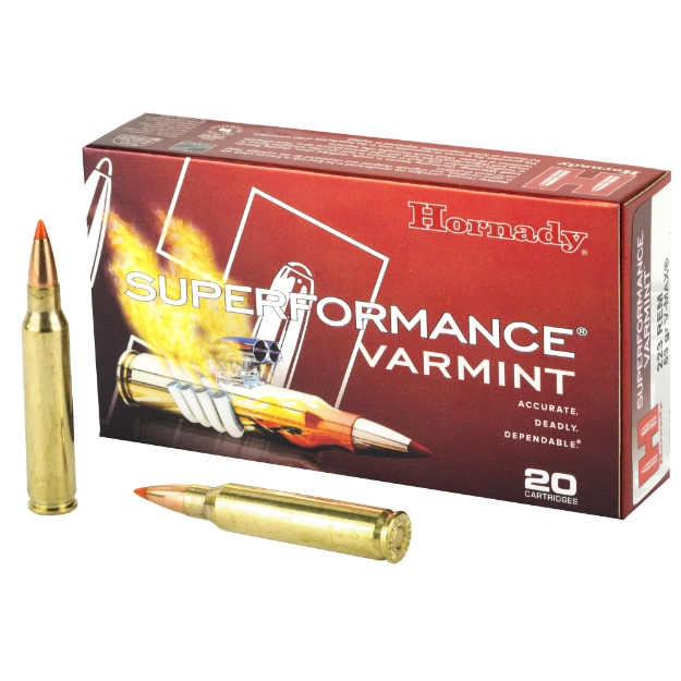 Picture of Hornady Superformance  223REM  53 Grain  V-Max  20 Round Box 8025