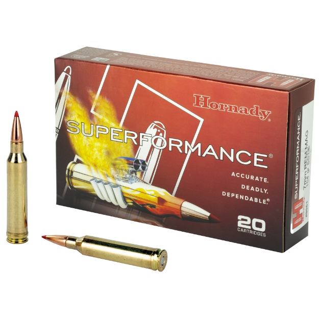 Picture of Hornady SuperFormance  7MM REM  154 Grain  SST  20 Round Box 8061