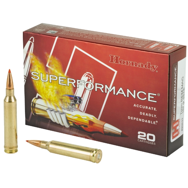 Picture of Hornady Superformance  7MM Remington  162 Grain  SST  20 Round Box 80633