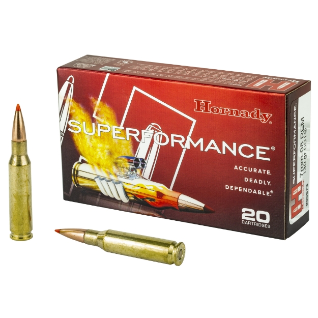 Picture of Hornady SuperFormance  7MM-08  139 Grain  SST  20 Round Box 80573