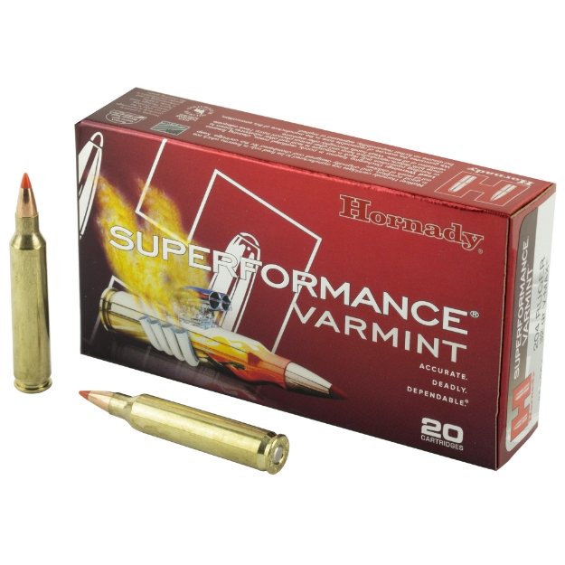 Picture of Hornady Superformance Varmint  204 Ruger  32 Grain  V-Max  20 Round Box 83204
