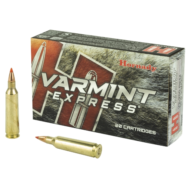 Picture of Hornady Varmint Express  22-250  50 Grain  V-Max  20 Round Box 8336