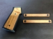 Picture of Aluminum/Wood AR Grip & MLOK Handguard Panels | Brazilian Cherry