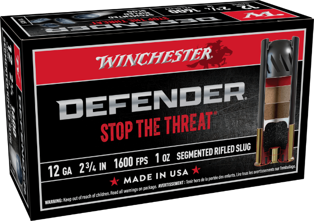 Picture of Defender 12 Gauge - 2.75" - 1 oz. Segmenting Slug - 10 Round Box