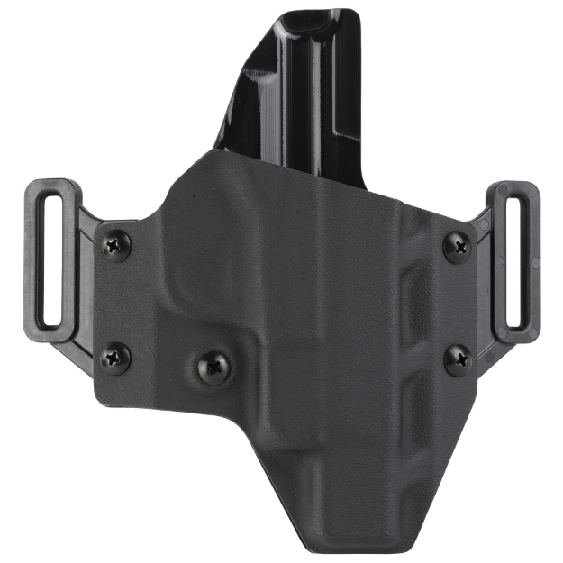 Picture of Crucial Concealment Covert  OWB  Outside Waistband Holster  Right Hand  Kydex  Black  Fits Springfield Hellcat RDP 1201