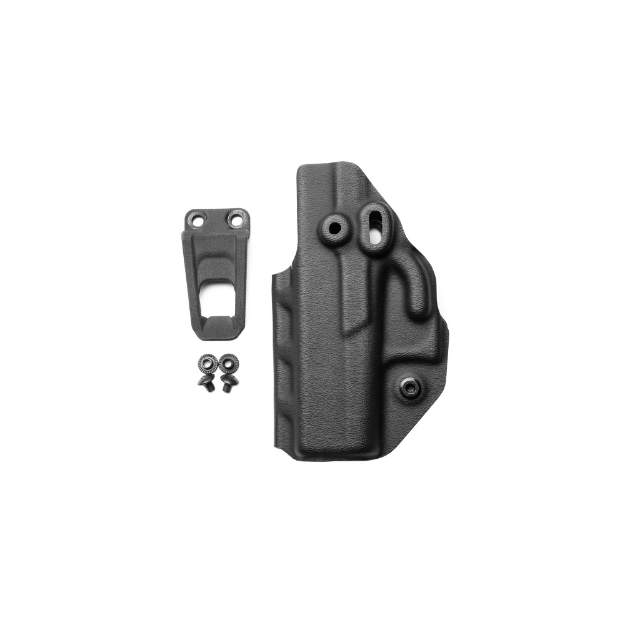 Picture of Crucial Concealment Covert IWB  Inside Waistband Holster  Fits Taurus GX4  Ambidextrous  Kydex  Black 1219