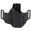 Picture of Crucial Concealment Covert OWB  Outside Waistband Holster  Right Hand  Kydex  Black  Fits Glock 43/43X 1002