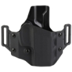 Picture of Crucial Concealment Covert OWB  Outside Waistband Holster  Right Hand  Kydex  Black  Fits Taurus G3C/G2C 1007
