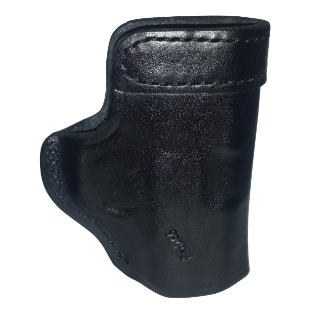 Picture of Don Hume H715-M Clip-On Holster  Inside the Pant  Fits S&WM&P Shield  Left Hand  Black Leather J167200L