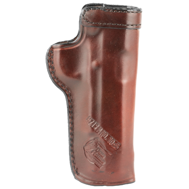 Picture of Don Hume H715M Clip-On Holster  Inside The Pant  Fits Colt Government With 5" Barrel  Left Hand  Brown Leather J168001L