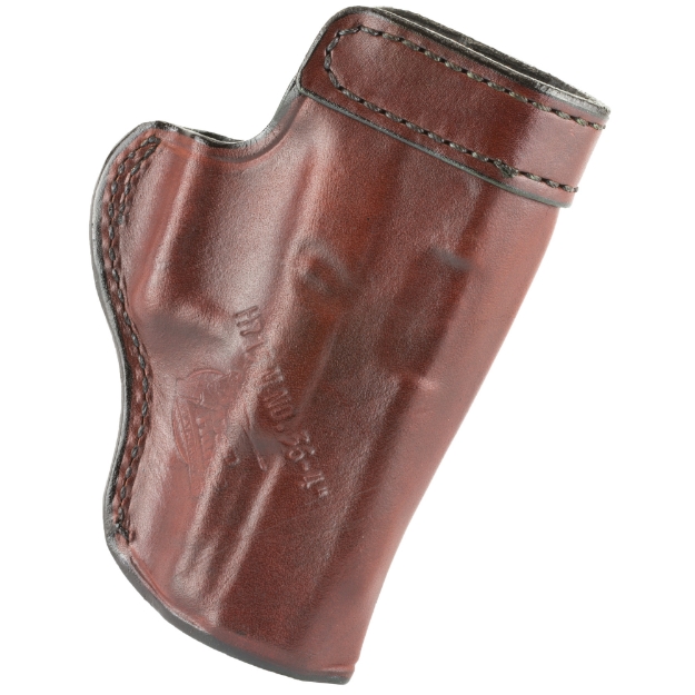 Picture of Don Hume H715M Clip-On Holster  Inside The Pant  Fits Glock 19  Left Hand  Brown Leather J168036L