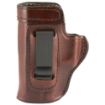 Picture of Don Hume H715M Clip-On Holster  Inside The Pant  Fits Glock 29/30  Left Hand  Brown Leather J168111L