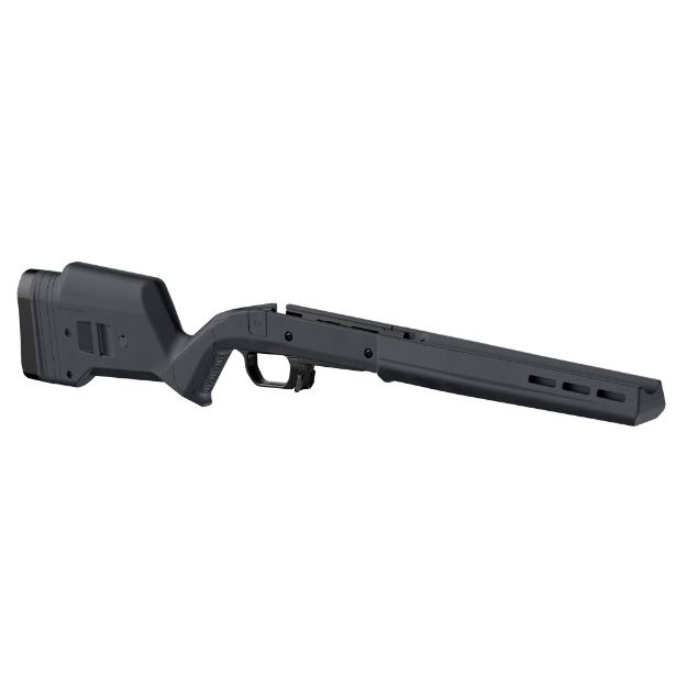Picture of Magpul Industries Hunter 110 Stock  Gray  Left Hand  Fits Savage 110 Short Action (Does Not Fit Axis Rifles)  Includes Bolt Action Magazine Well and 5Rd 7.62 PMAG MAG1069-GRY-LT