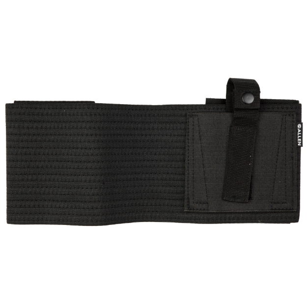 Picture of Allen Hideout  Belly Band Holster  Fits 46"-60" Waist  Compatible with Most Concealed Carry Handguns  Ellastic and Nylon Construction  Snap Closure  Matte Finish  Black  Ambidextrous 44251